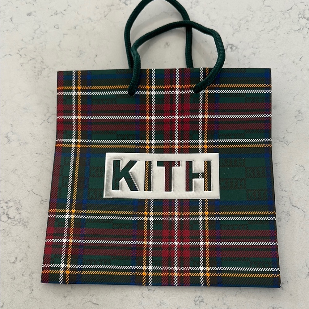 Authentic KITH Plaid Gift Bag - Multicolor